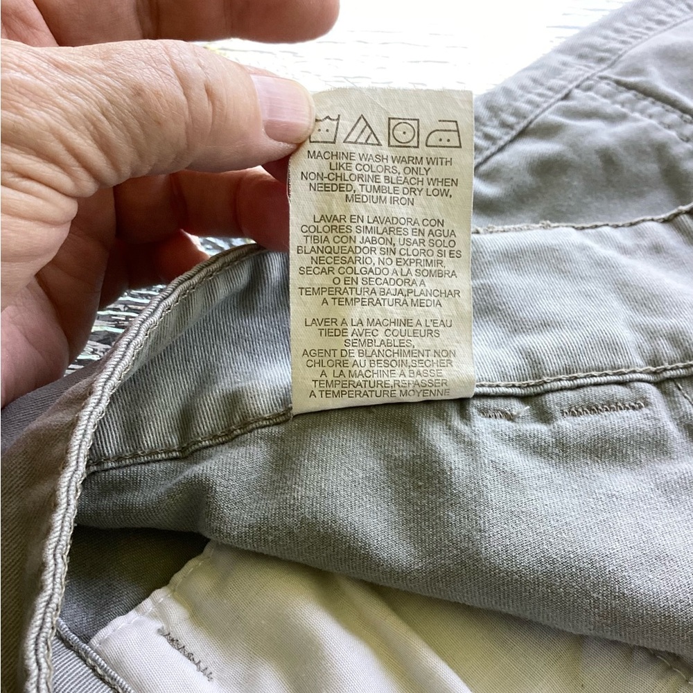 Women’s Riders Army Green Capris Cotton 16M - Picture 12 of 15